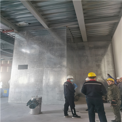 浙江博瑞中硝科技公司混合气体项目抗爆墙施工